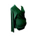 A Green Long Sleeve Tops from Isabella Oliver in size Maternity-M for maternity. (Back View)
