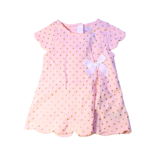 A Pink Short Sleeve Dresses from Tahari in size 2T for girl. (Front View)