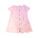 A Pink Short Sleeve Dresses from Tahari in size 2T for girl. (Back View)