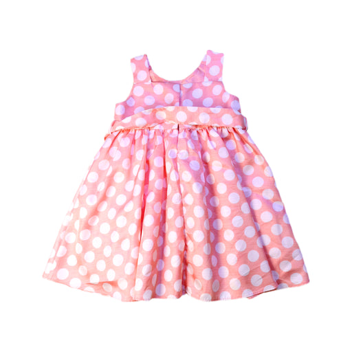 A Pink Sleeveless Dresses from Monsoon in size 6-12M for girl. (Back View)
