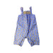 A Blue Sleeveless Rompers from Jojo Maman Bébé in size 12-18M for girl. (Front View)