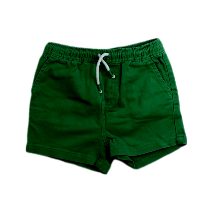 A Green Shorts from Seed in size 18-24M for boy. (Front View)