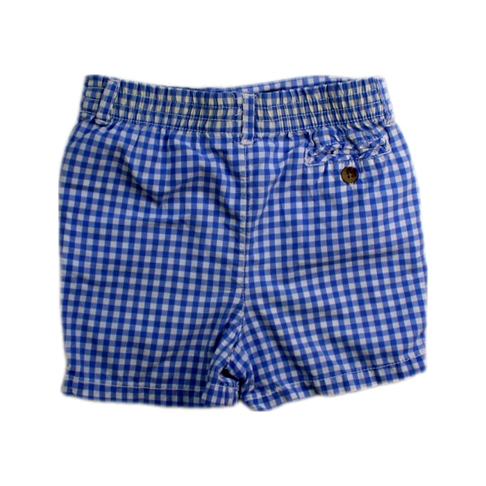A Blue Shorts from Ralph Lauren in size 3-6M for boy. (Back View)
