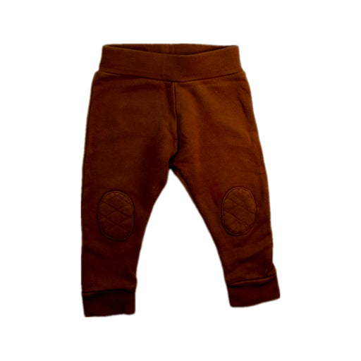 A Brown Sweatpants from Petit Bateau in size 12-18M for boy. (Front View)