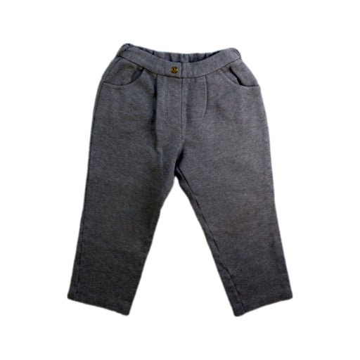 A Grey Casual Pants from Petit Bateau in size 4T for boy. (Front View)