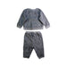 A Grey Pants Sets from The Little White Company in size 3-6M for neutral. (Back View)