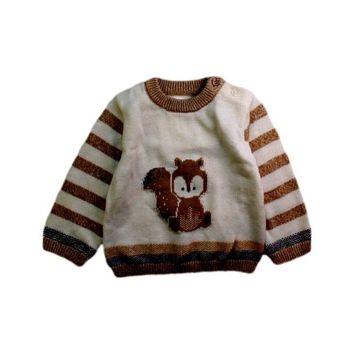 A Beige Knit Sweaters from Mayoral in size 3-6M for boy. (Front View)
