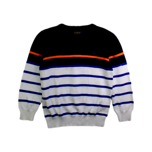 A Black Crewneck Sweatshirts from Polo Ralph Lauren in size 5T for boy. (Front View)