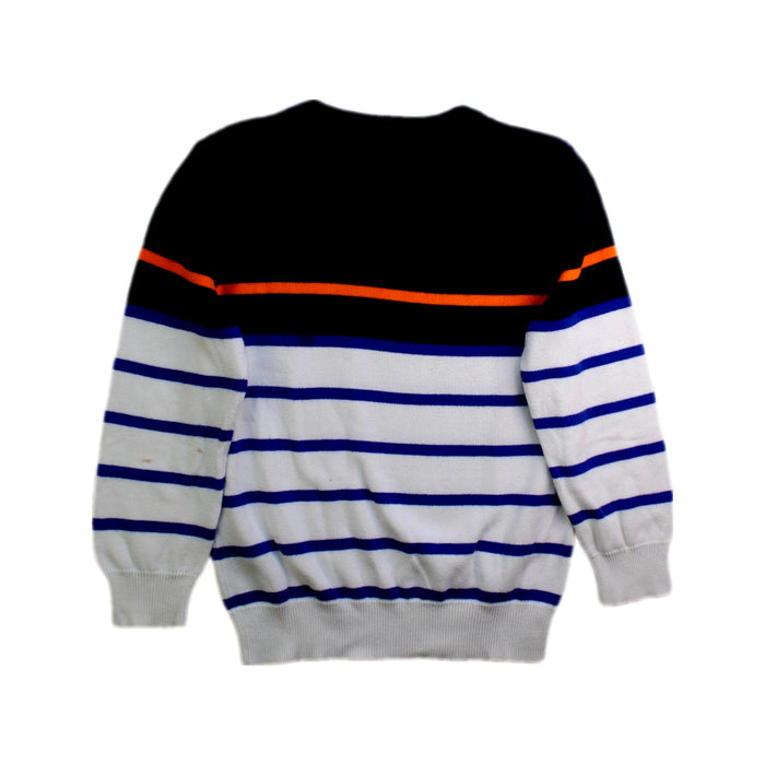 A Black Crewneck Sweatshirts from Polo Ralph Lauren in size 5T for boy. (Back View)