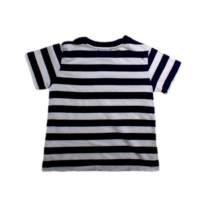 A White Short Sleeve T Shirts from Polo Ralph Lauren in size 2T for boy. (Back View)