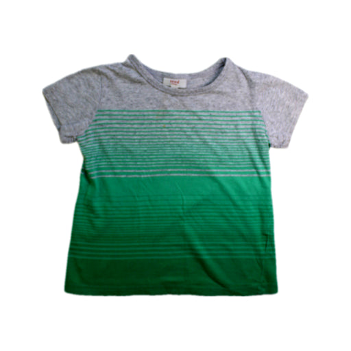 A Green Short Sleeve T Shirts from Seed in size 3T for boy. (Front View)