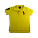 A Yellow Short Sleeve Polos from Polo Ralph Lauren in size 4T for boy. (Front View)