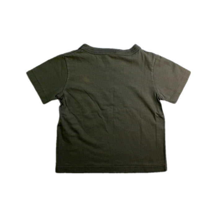 A Green Short Sleeve T Shirts from Petit Bateau in size 3T for boy. (Back View)