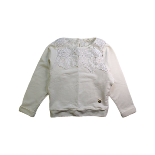 A White Long Sleeve Tops from Nicholas & Bears in size 6T for girl. (Front View)