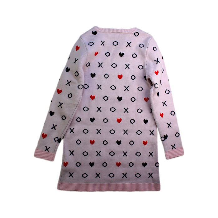 A Pink Knit Sweaters from Seed in size 6T for girl. (Back View)