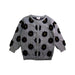 A Grey Cardigans from Seed in size 5T for girl. (Front View)