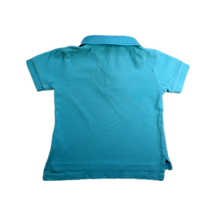 A Blue Short Sleeve Polos from Polo Ralph Lauren in size 3T for boy. (Back View)