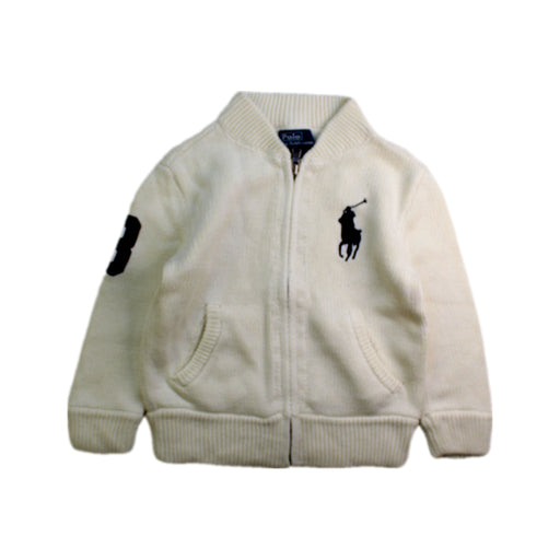 A Ivory Lightweight Jackets from Polo Ralph Lauren in size 2T for boy. (Front View)