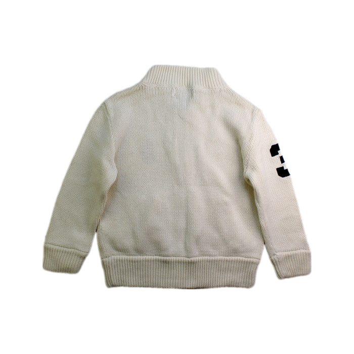 A Ivory Lightweight Jackets from Polo Ralph Lauren in size 2T for boy. (Back View)