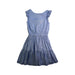 A Blue Sleeveless Dresses from Polo Ralph Lauren in size 8Y for girl. (Front View)