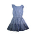 A Blue Sleeveless Dresses from Polo Ralph Lauren in size 8Y for girl. (Back View)