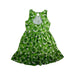 A Green Sleeveless Dresses from Janie & Jack in size 8Y for girl. (Back View)