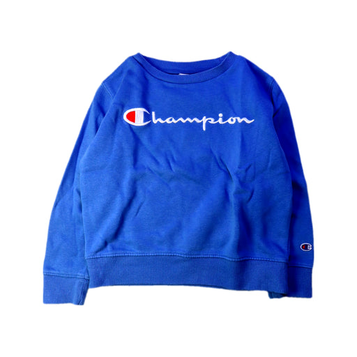 A Blue Crewneck Sweatshirts from Champion in size 5T for boy. (Front View)