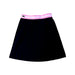 A Black Mid Skirts from Lacoste in size 6T for girl. (Front View)