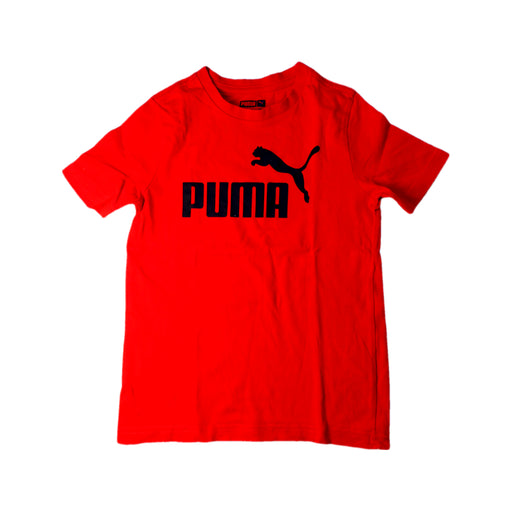 A Red Short Sleeve T Shirts from Puma in size 5T for boy. (Front View)