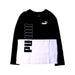A Black Long Sleeve T Shirts from Puma in size 5T for boy. (Front View)