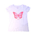 A White Short Sleeve T Shirts from Guess in size 7Y for girl. (Front View)