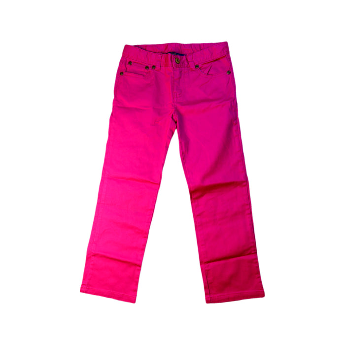 A Pink Casual Pants from Polo Ralph Lauren in size 6T for girl. (Front View)