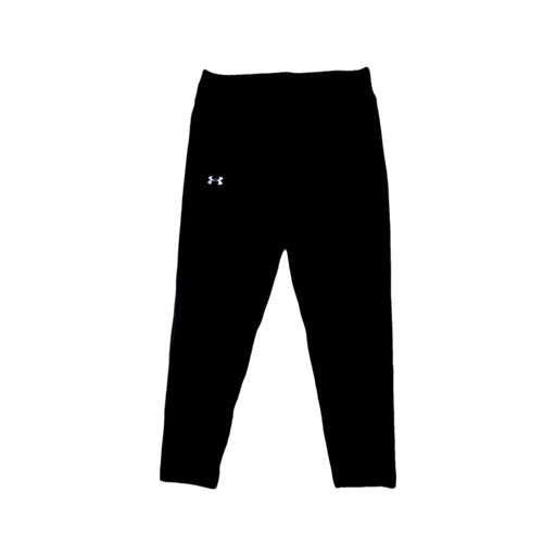 A Black Active Pants from Under Armour in size 10Y for girl. (Front View)