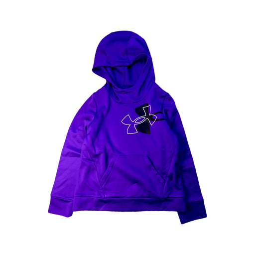 A Purple Hooded Sweatshirts from Under Armour in size 8Y for neutral. (Front View)