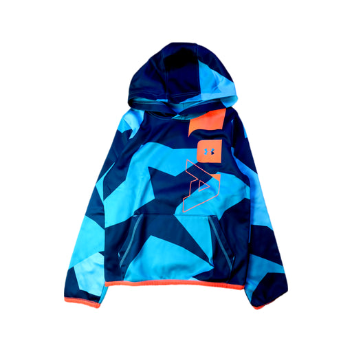 A Blue Lightweight Jackets from Under Armour in size 8Y for neutral. (Front View)