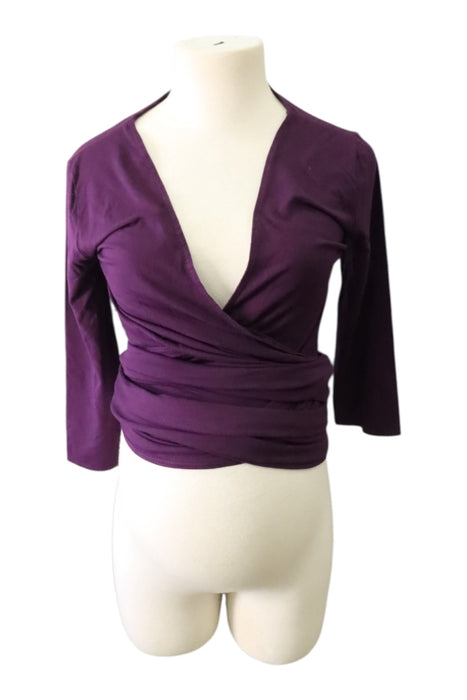 A Purple Long Sleeve Tops from Isabella Oliver in size Maternity-M for maternity. (Front View)