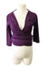A Purple Long Sleeve Tops from Isabella Oliver in size Maternity-M for maternity. (Front View)