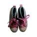 A Multicolour Sneakers from Skechers in size 7Y for girl. (Back View)