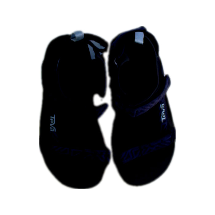 A Navy Sandals from Teva in size 7Y for neutral. (Back View)