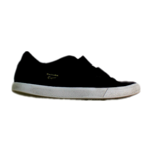 A Black Sneakers from Onitsuka Tiger in size 7Y for boy. (Front View)