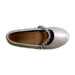 A White Flats from Dream Pairs in size 7Y for girl. (Front View)