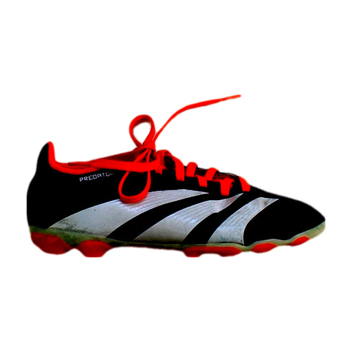 A Black Cleats/Soccer Shoes from Adidas in size 7Y for neutral. (Front View)