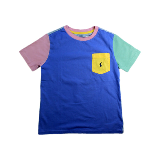 A Multicolour Short Sleeve T Shirts from Polo Ralph Lauren in size 6T for boy. (Front View)