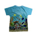 A Blue Short Sleeve T Shirts from Molo in size 5T for boy. (Back View)