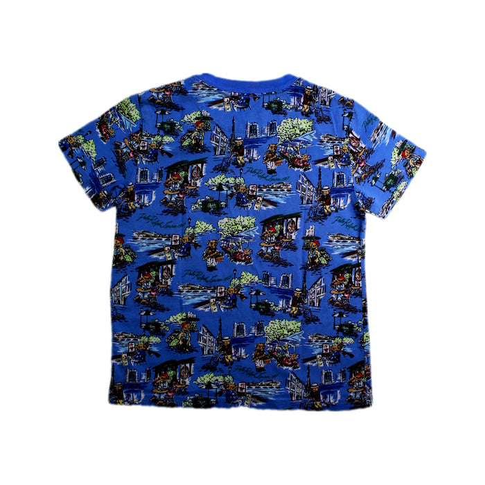 A Blue Short Sleeve T Shirts from Polo Ralph Lauren in size 6T for boy. (Back View)