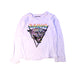 A White Long Sleeve Tops from Zadig & Voltaire in size 6T for girl. (Front View)