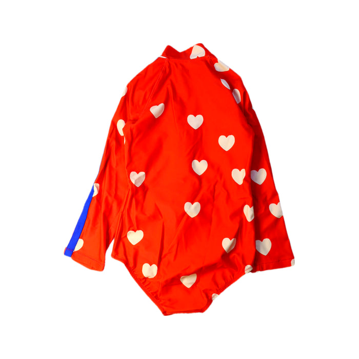 A Orange Swimsuits from Mini Rodini in size 5T for girl. (Back View)