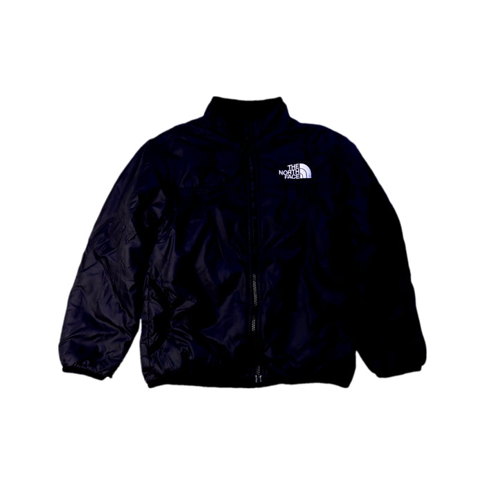 A Black Puffer/Quilted Jackets from The North Face in size 5T for boy. (Front View)