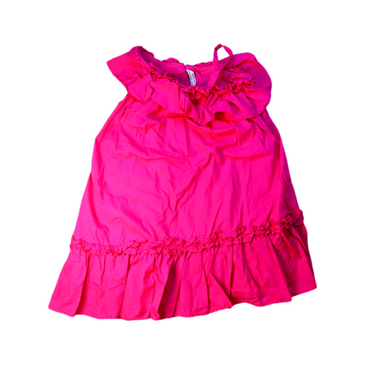 A Pink Sleeveless Dresses from Janie & Jack in size 7Y for girl. (Front View)