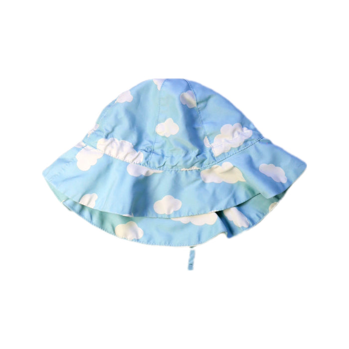 A Blue Sun Hats from Kuling in size 8Y for neutral. (Back View)
